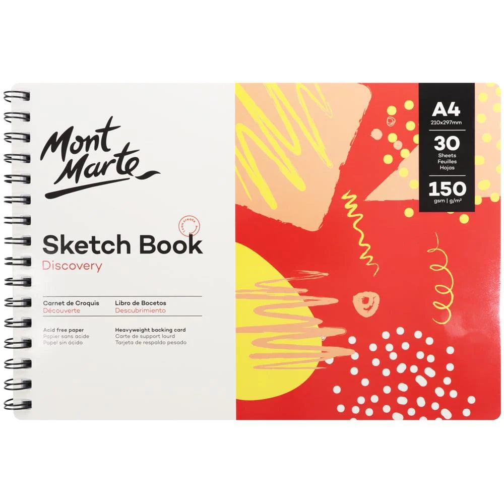 Sketch Book Discovery A4 (8.3 x 11.7in) 30 Sheets 150gsm - Glowish