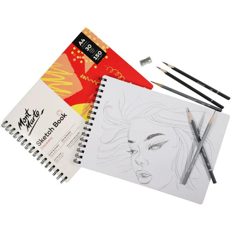 Sketch Book Discovery A4 (8.3 x 11.7in) 30 Sheets 150gsm - Glowish