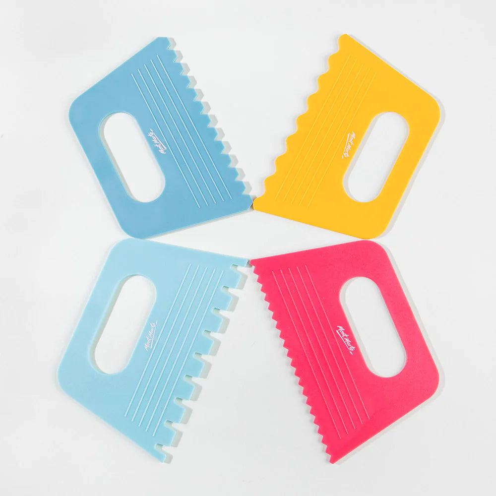 Texture Combs Signature 4pc Mont Marte - Glowish