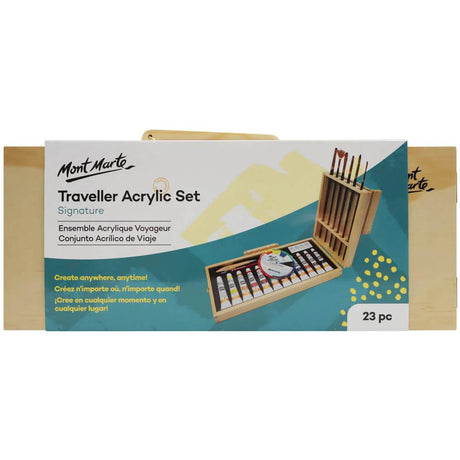 Traveller Acrylic Set 23pc - Mont Marte - Glowish