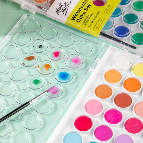 Watercolour Cake Set Discovery 37pc - Mont Marte - Glowish