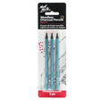 Woodless Charcoal Pencils 3pc - Mont Marte - Glowish