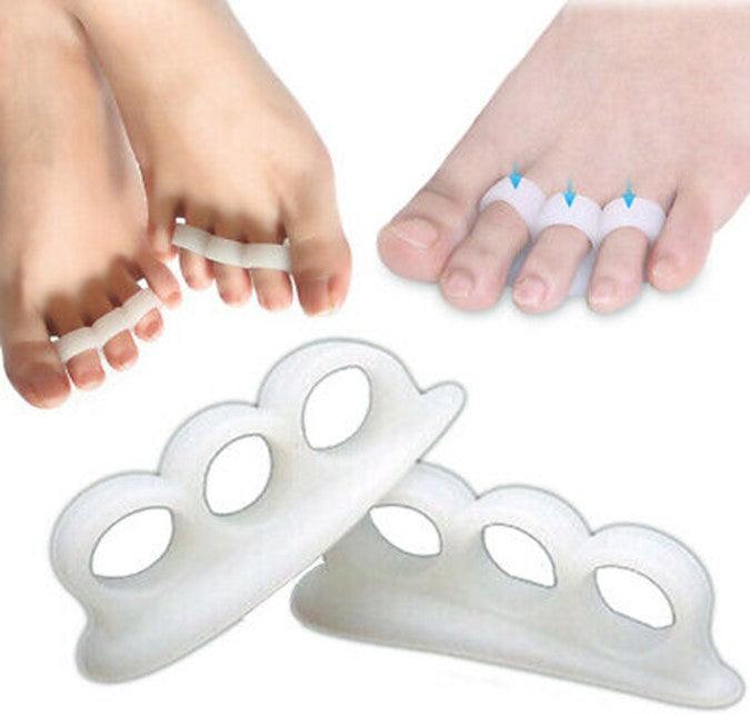 1 pair Hammer Toe Corrector (White) - Glowish