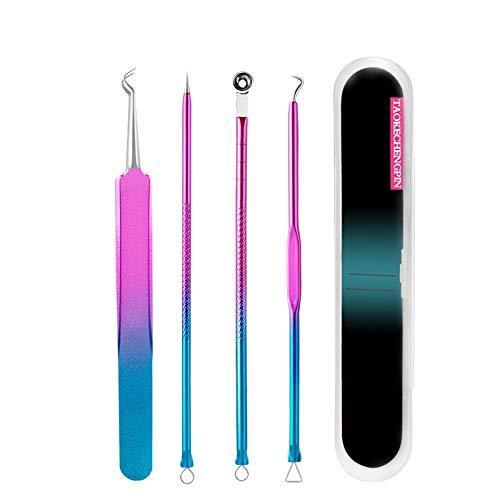 4 pcs Stainless Steel Blackhead Acne Remover tool - Glowish