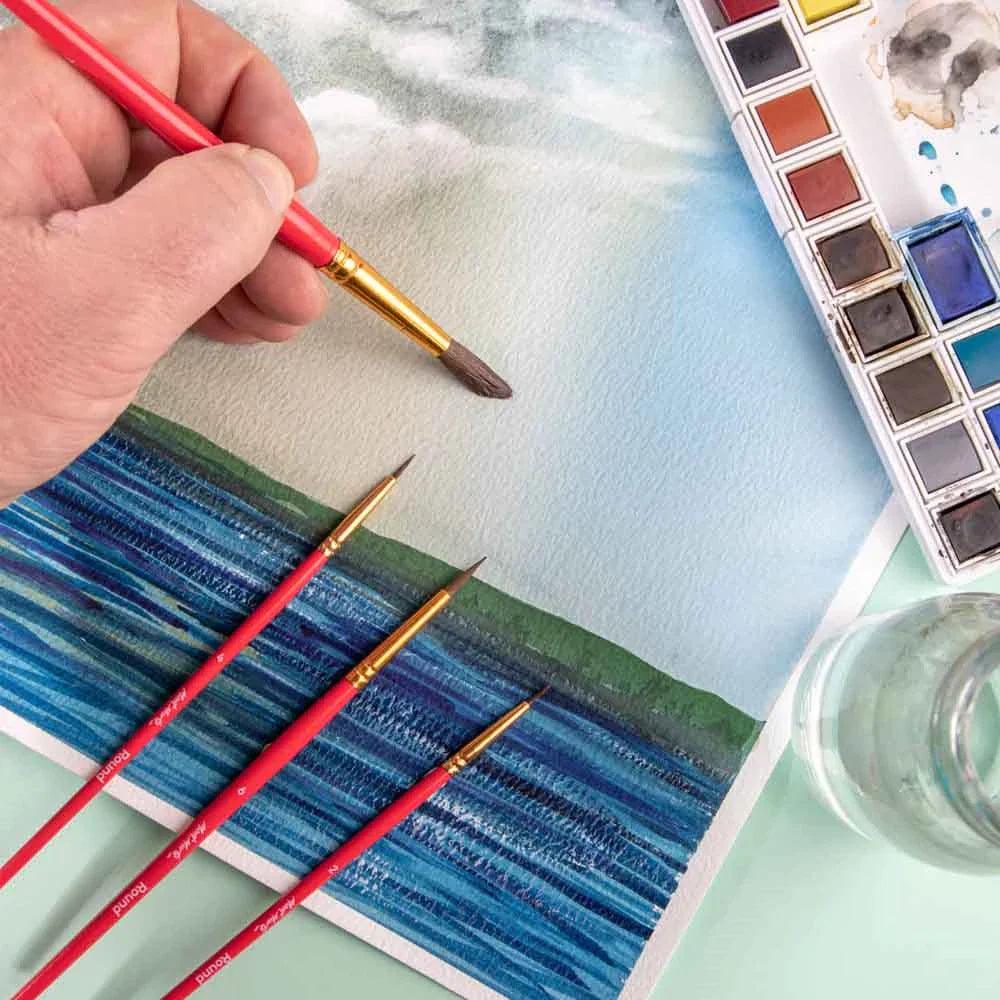 4pcs Watercolour Brushes Signature Set - Mont Marte - Glowish