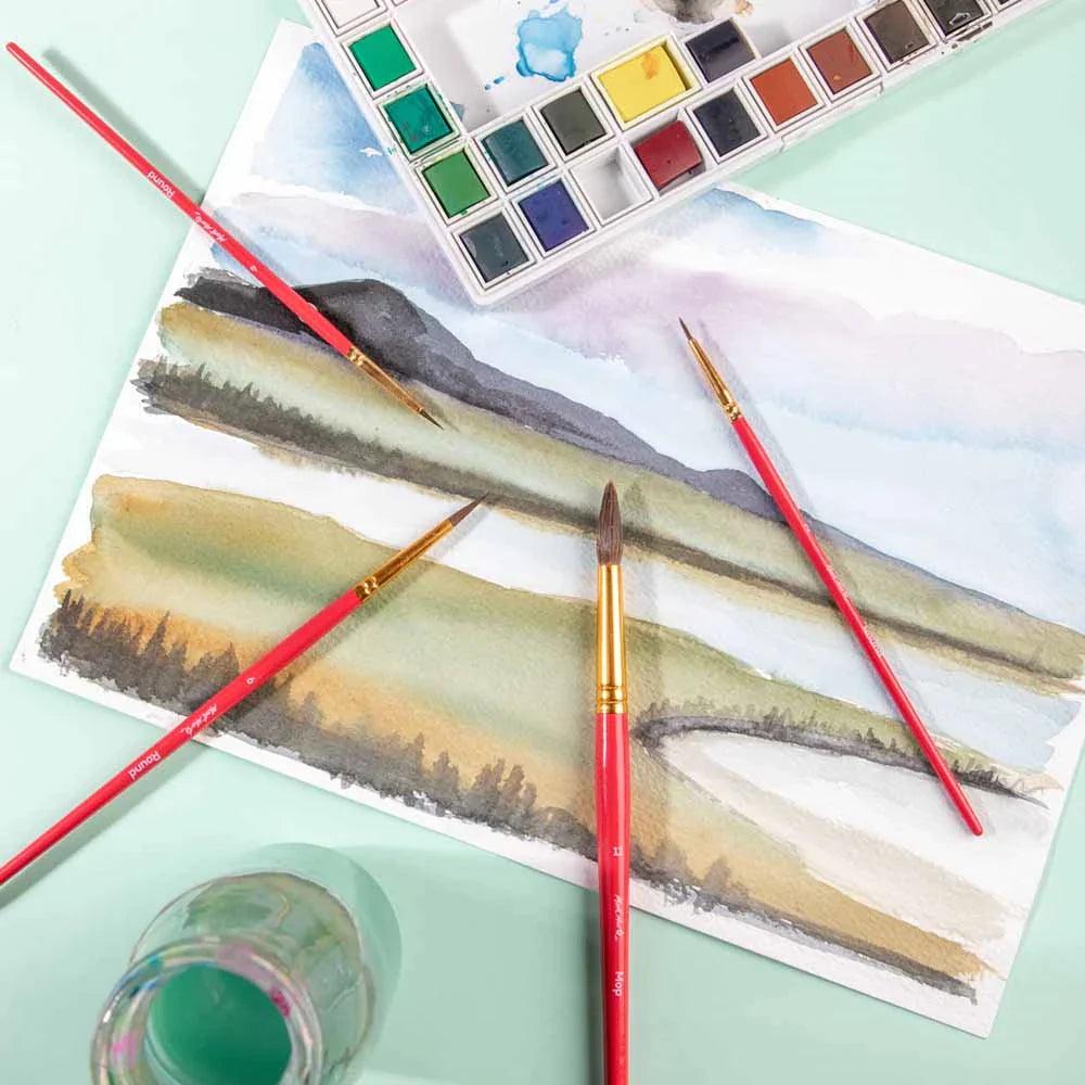 4pcs Watercolour Brushes Signature Set - Mont Marte - Glowish