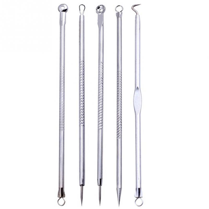 5pcs Acne Blackhead Remover Pimple Comedone Extractor Kit - Glowish
