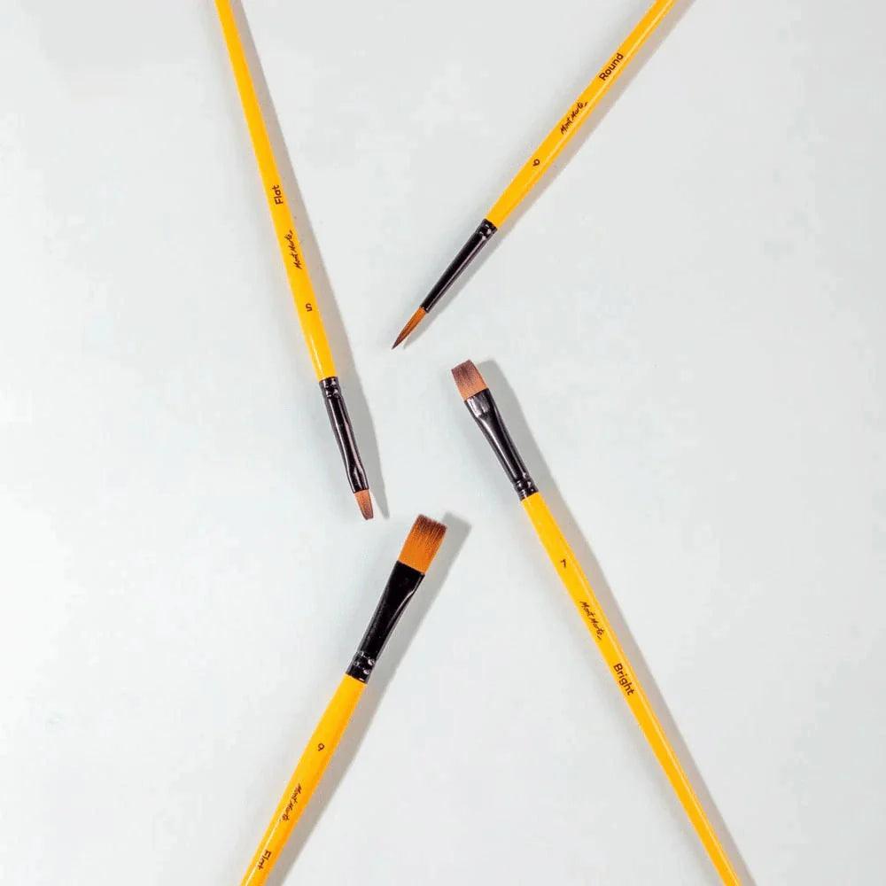 Acrylic Brushes Signature 4pc - Mont Marte - BMHS0011 - Glowish