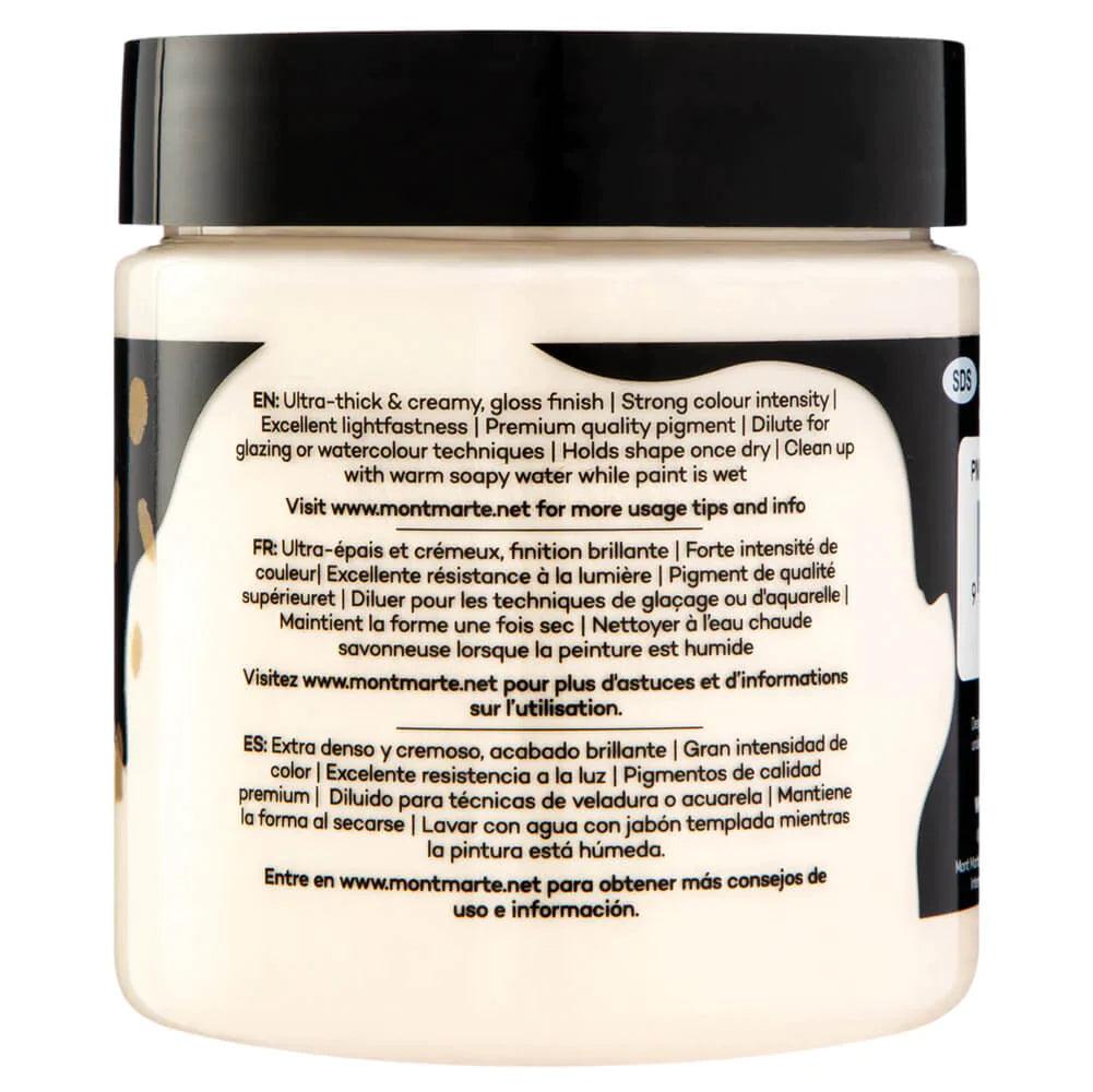 Dimension Acrylic Paint 250ml Pot - Cream - Mont Marte - Glowish
