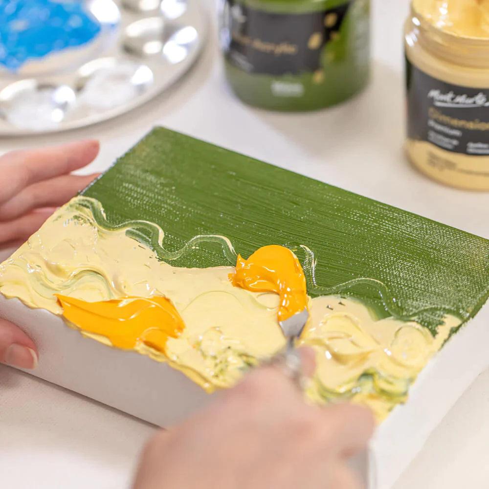 Dimension Acrylic Paint 250ml Pot - Cream - Mont Marte - Glowish