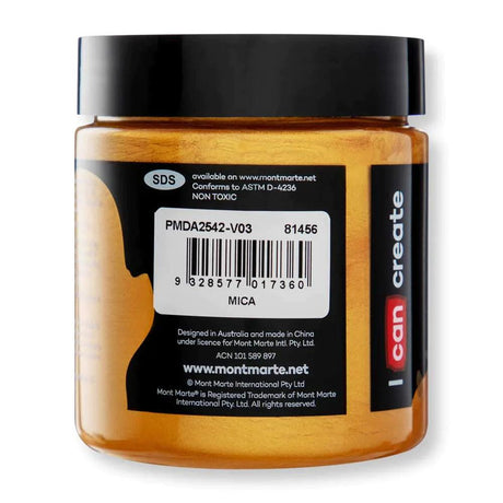 Dimension Acrylic Paint 250ml Pot- Gold - Mont Marte - Glowish