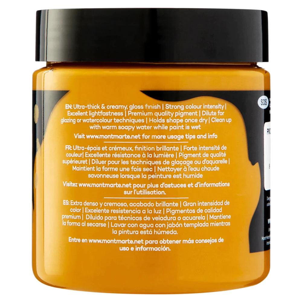 Dimension Acrylic Paint 250ml Pot - Raw Sienna - Mont Marte - Glowish