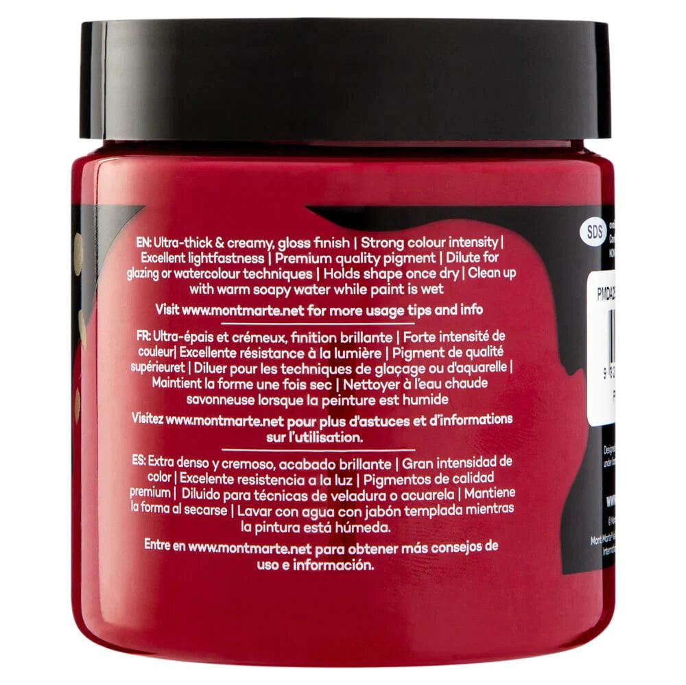 Dimension Acrylic Paint 250ml Pot - Rose Madder - Mont Marte - Glowish