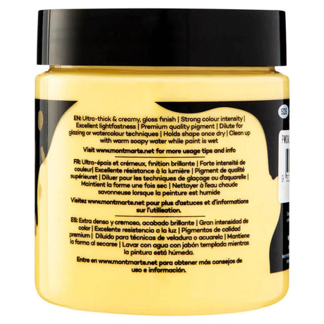 Dimension Acrylic Paint 250ml Pot - Sand - Mont Marte - Glowish