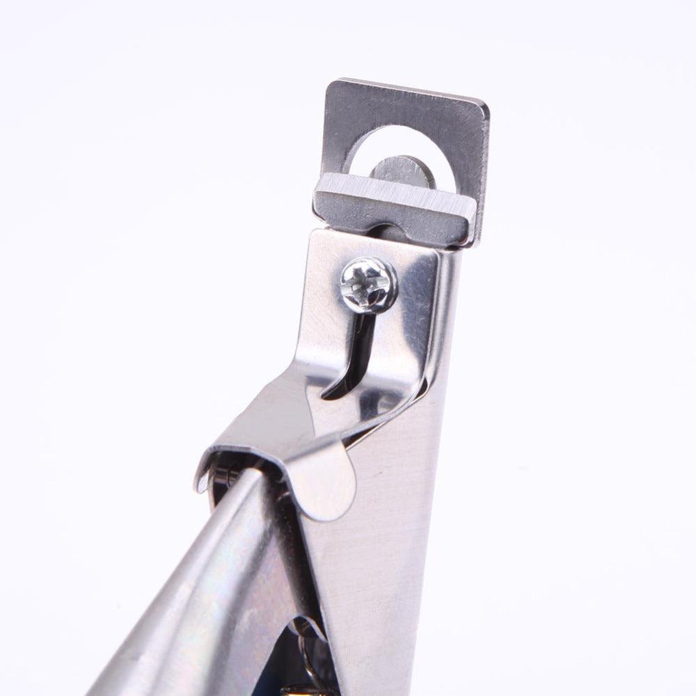 False Nail Clipper Cutter - Stainless Steel Acrylic Gel Nail Tool - Glowish