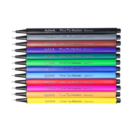 Fine Tip Markers Signature 12pcs - Mont Marte - Glowish