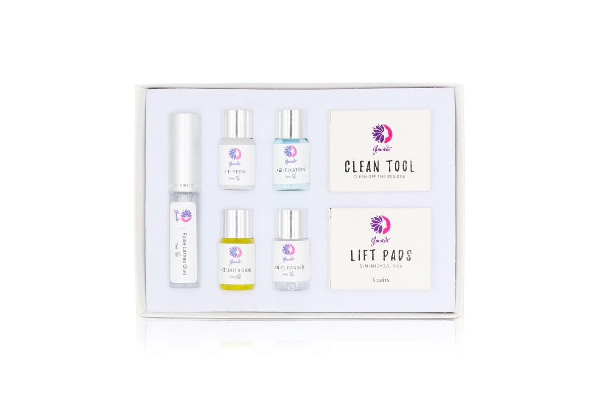Glowish Eyelash Kit Lashes Perming Lifting Nutritious Lash Lift Perm Set - Glowish