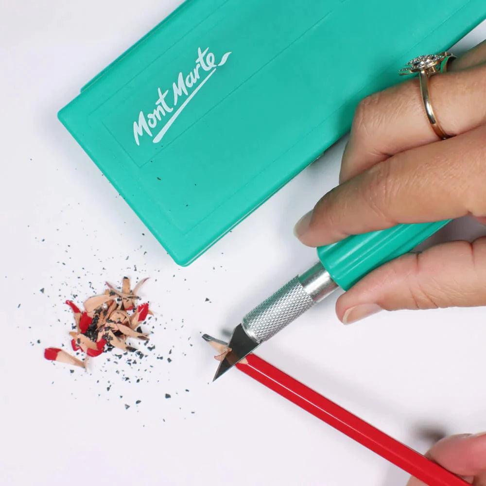 Hobby Knife Set Signature 13pc - Mont Marte - Glowish