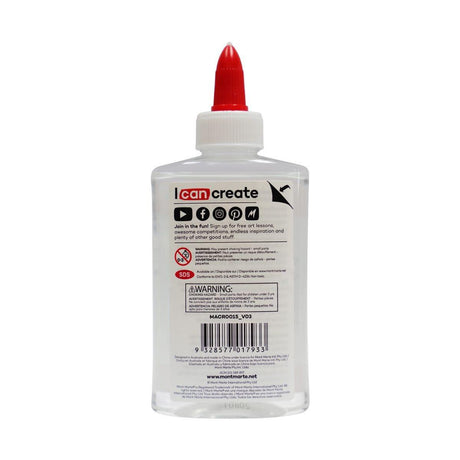 Mont Marte Clear School Glue 147ml washable - Glowish