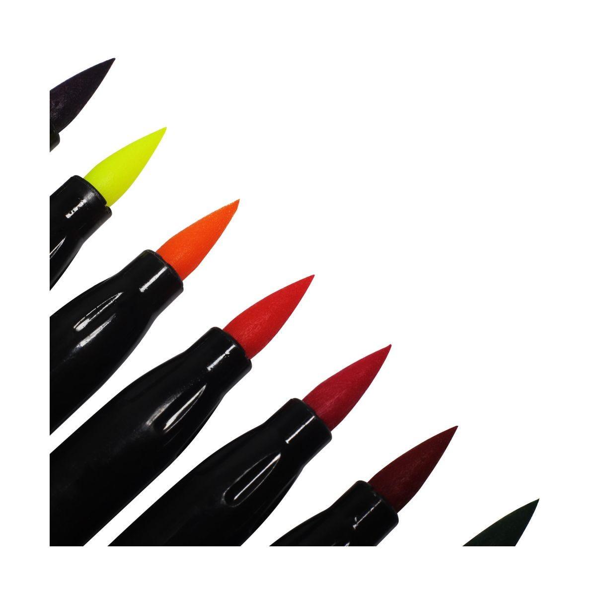 Mont Marte Coloring Brush Markers Signature 12pcs - Glowish