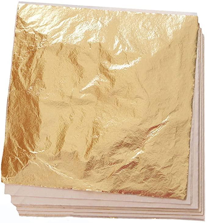 Mont Marte Imitation Gold Leaf 14x14cm 25 Sheet/Set - Glowish