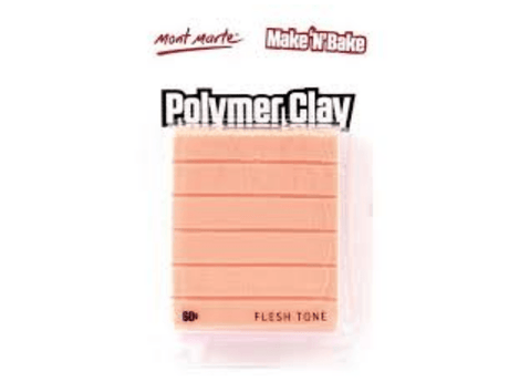 Mont Marte Make n Bake Polymer Clay Signature 60g - Flesh Tone - Glowish