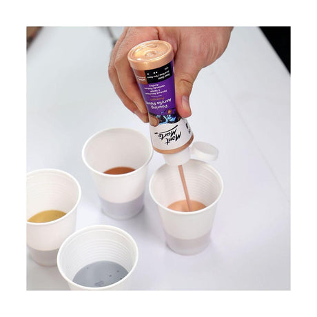 Mont Marte Pouring Acrylic Paint Set Premium 120ml 4pcs - Metallic - Glowish