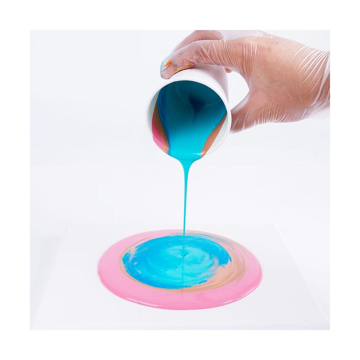 Mont Marte Pouring Acrylic Paint Set Premium 4pcs x 60ml (2oz) - Flamingo - Glowish