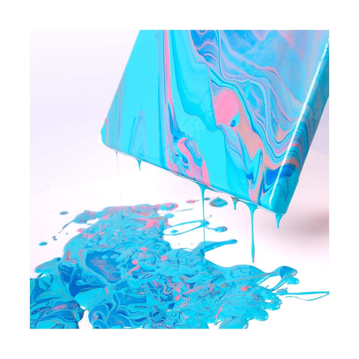 Mont Marte Pouring Acrylic Paint Set Premium 4pcs x 60ml (2oz) - Flamingo - Glowish