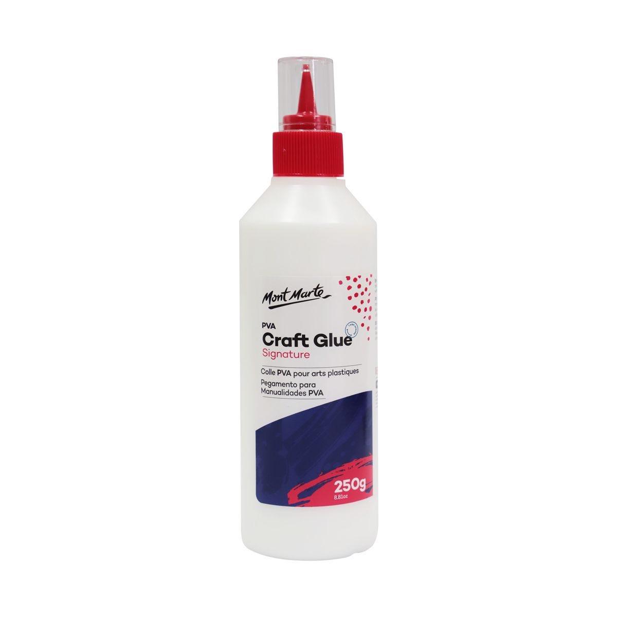 Mont Marte PVA Craft Glue with Fine Tip 250gm - Glowish
