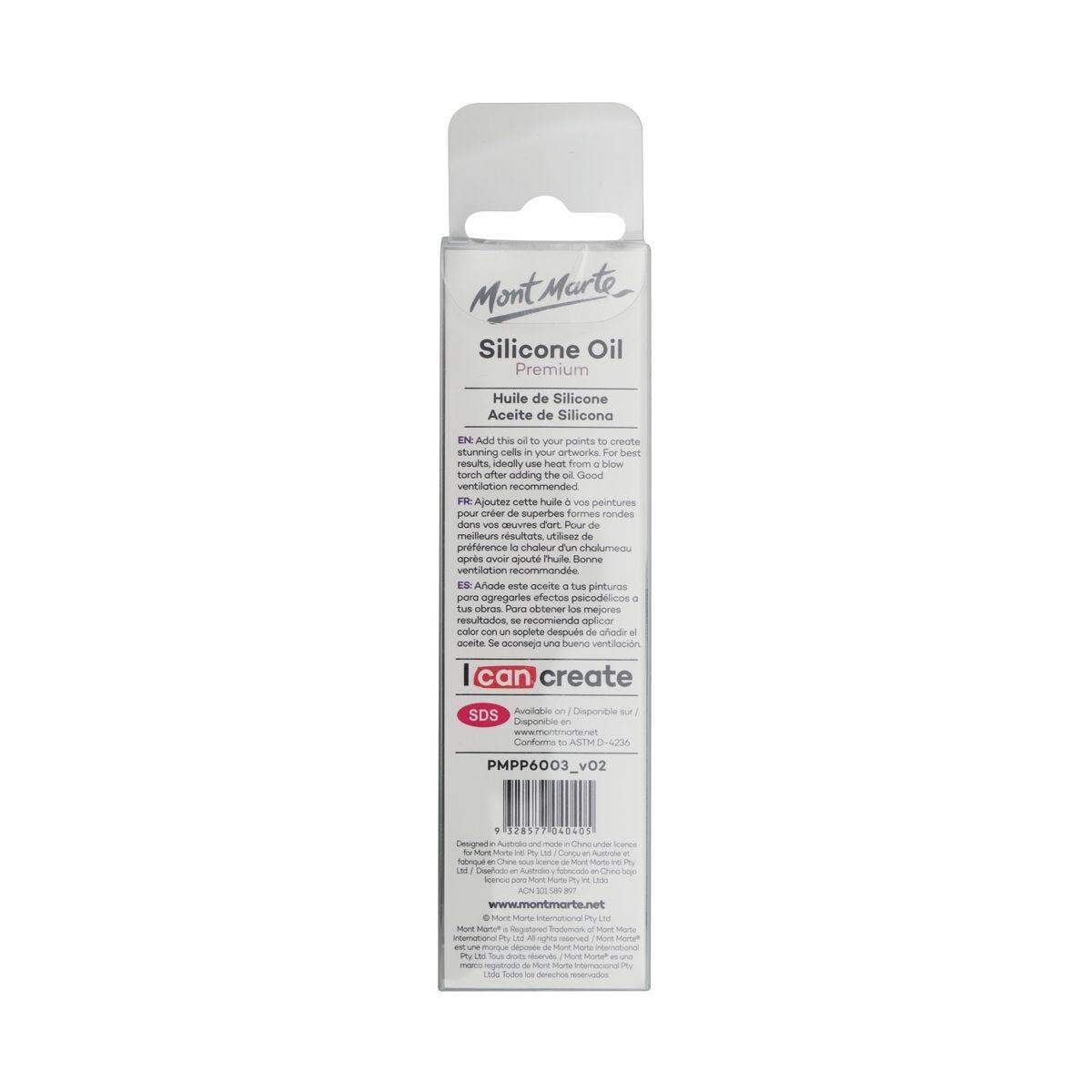 Mont Marte Silicone Oil 60ml (2oz) - Glowish