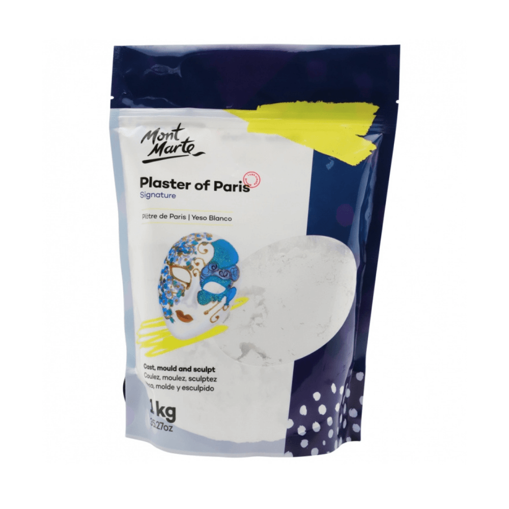 Plaster of Paris 1kg - Mont Marte - Glowish