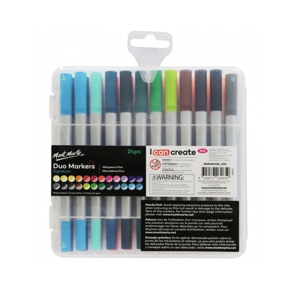 Signature Duo Markers 24pc - Glowish