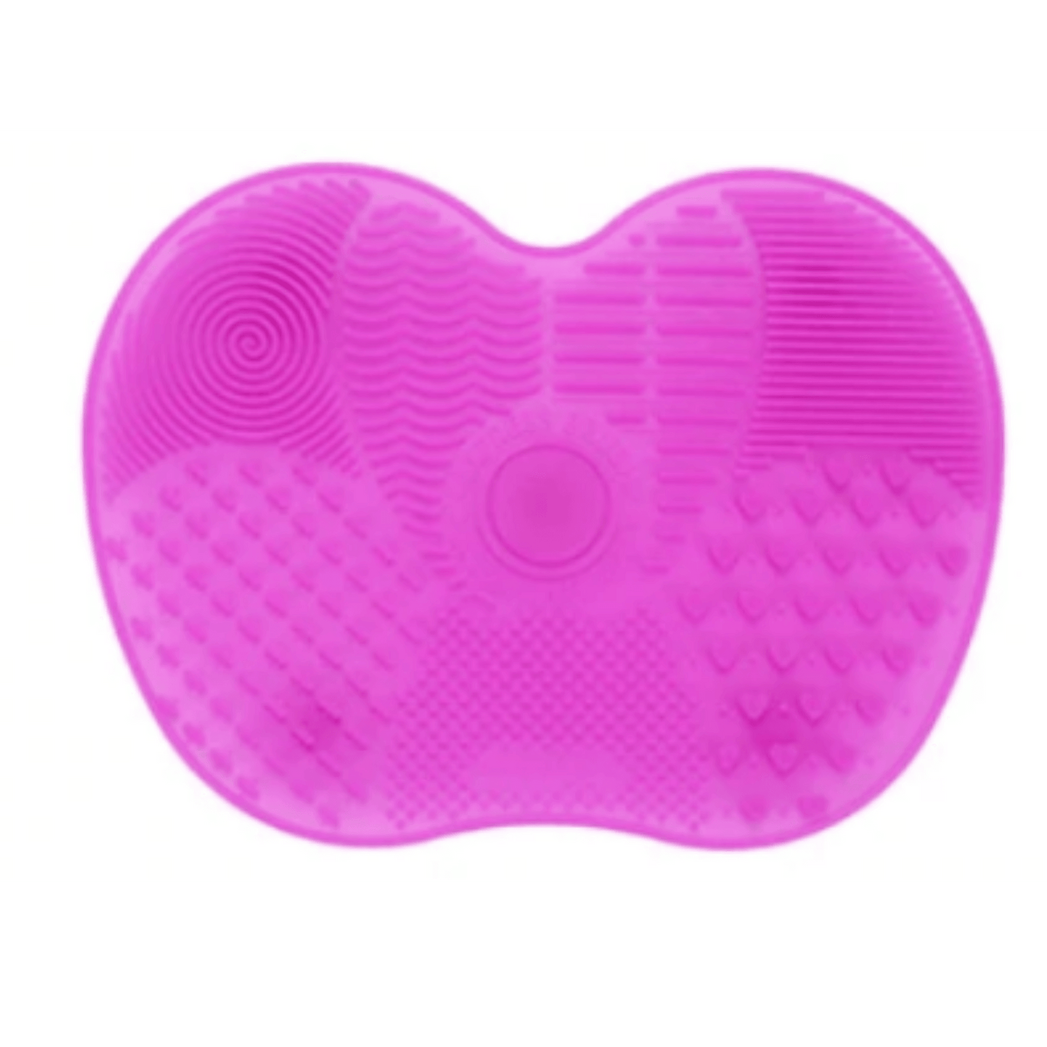 Silicone brush cleaner Pad Scrubbed Board Cosmetic Make Up Tool Light Pink - Glowish
