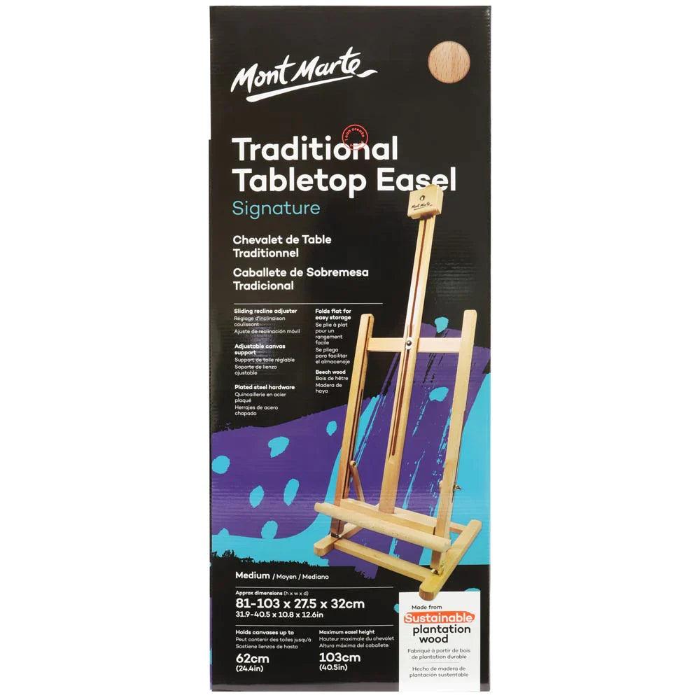 Traditional Tabletop Easel Signature - Medium - Mont Marte - Glowish