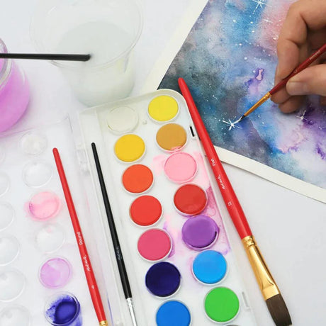 Watercolour Cake 17pc Signature Paint Set - Mont Marte - Glowish