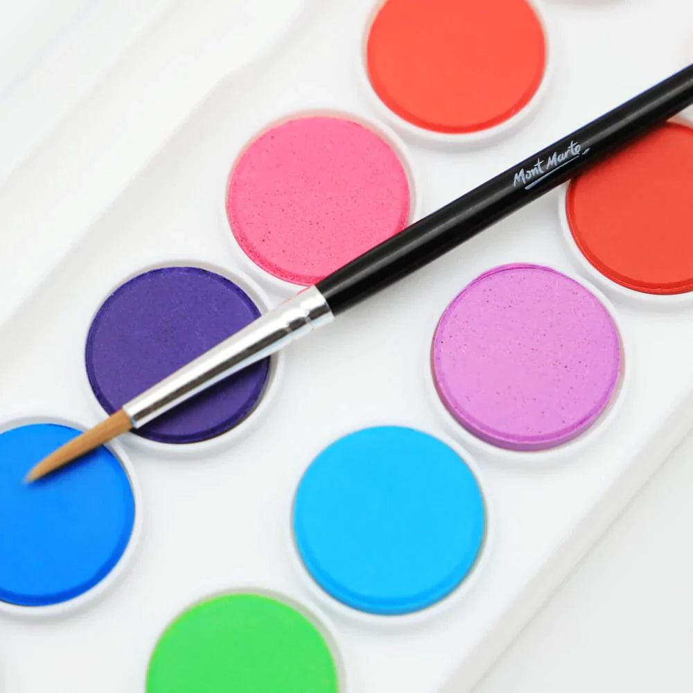 Watercolour Cake 17pc Signature Paint Set - Mont Marte - Glowish