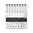 Ohuhu Fineliner Drawing Pens 8 Pack Archival Ink - product shot