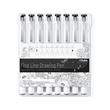 Ohuhu Fineliner Drawing Pens 8 Pack Archival Ink - product shot