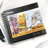 Ohuhu Mix Media Pad 8.9x8.3 FSC Certified easy-tear perforated pages