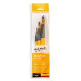 Acrylic Brushes Signature 4pc - Mont Marte - Glowish