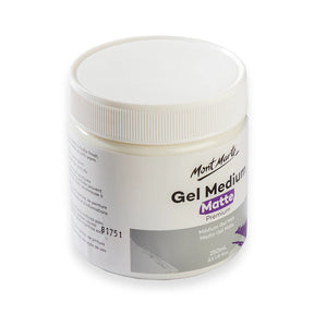 Acrylic Medium Gel Medium Matte Premium 250ml - Mont Marte - Glowish