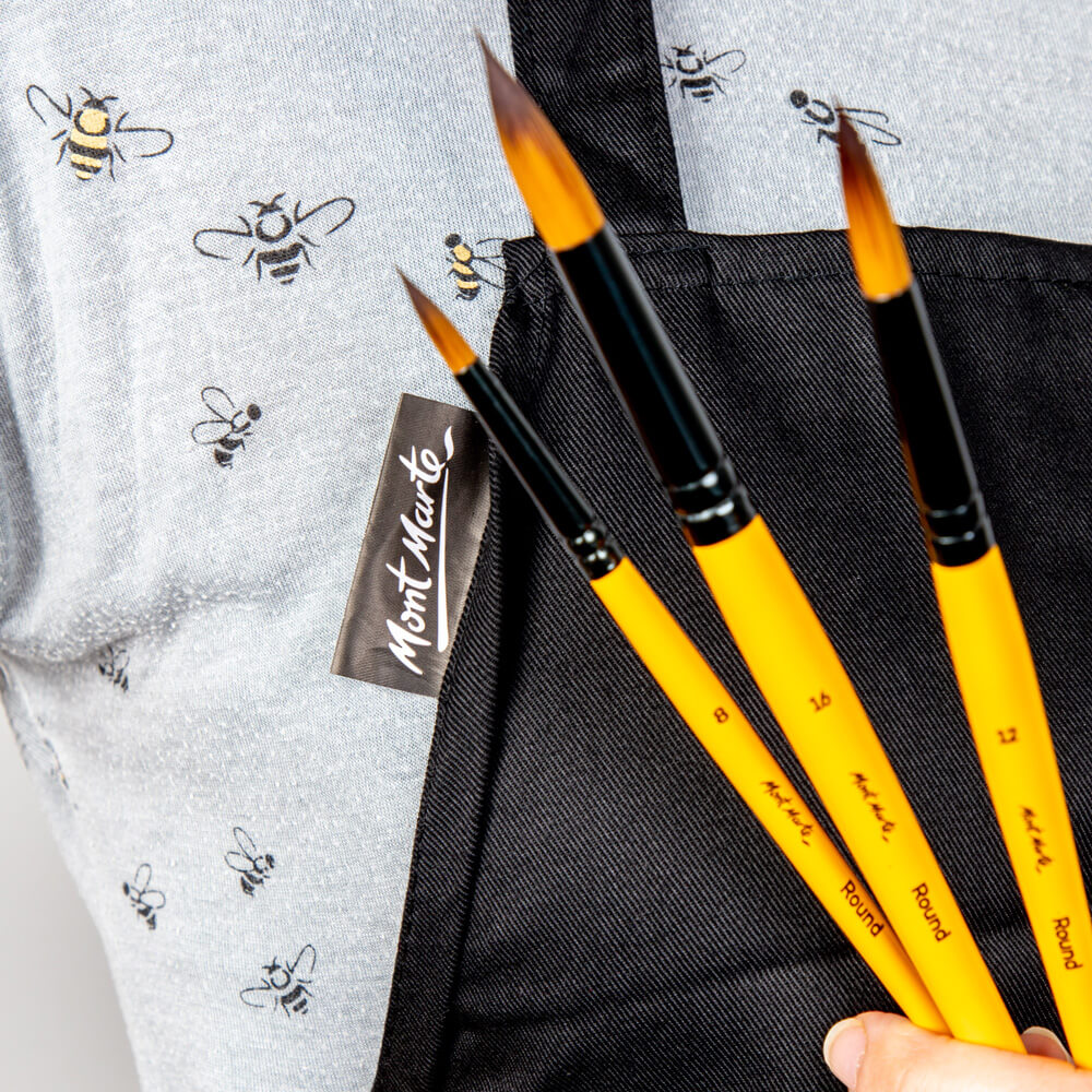 Artist Apron Black Signature - Mont Marte - Glowish