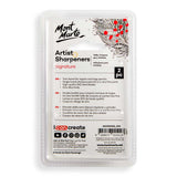 Artists Sharpener Set Zinc Alloy 2pce - Mont Marte - Glowish