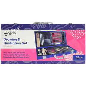 Drawing and Illustration Set Signature 52pc - Mont Marte - Glowish