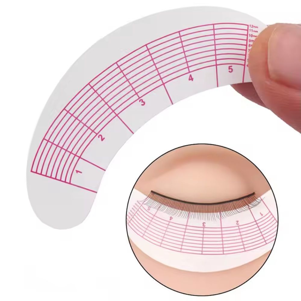 False eyelash Eyelashes Extension Grafted & Measure Practice Patches