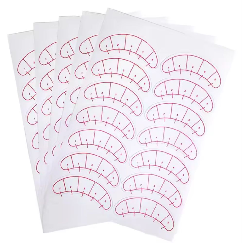 False eyelash Eyelashes Extension Grafted & Measure Practice Patches