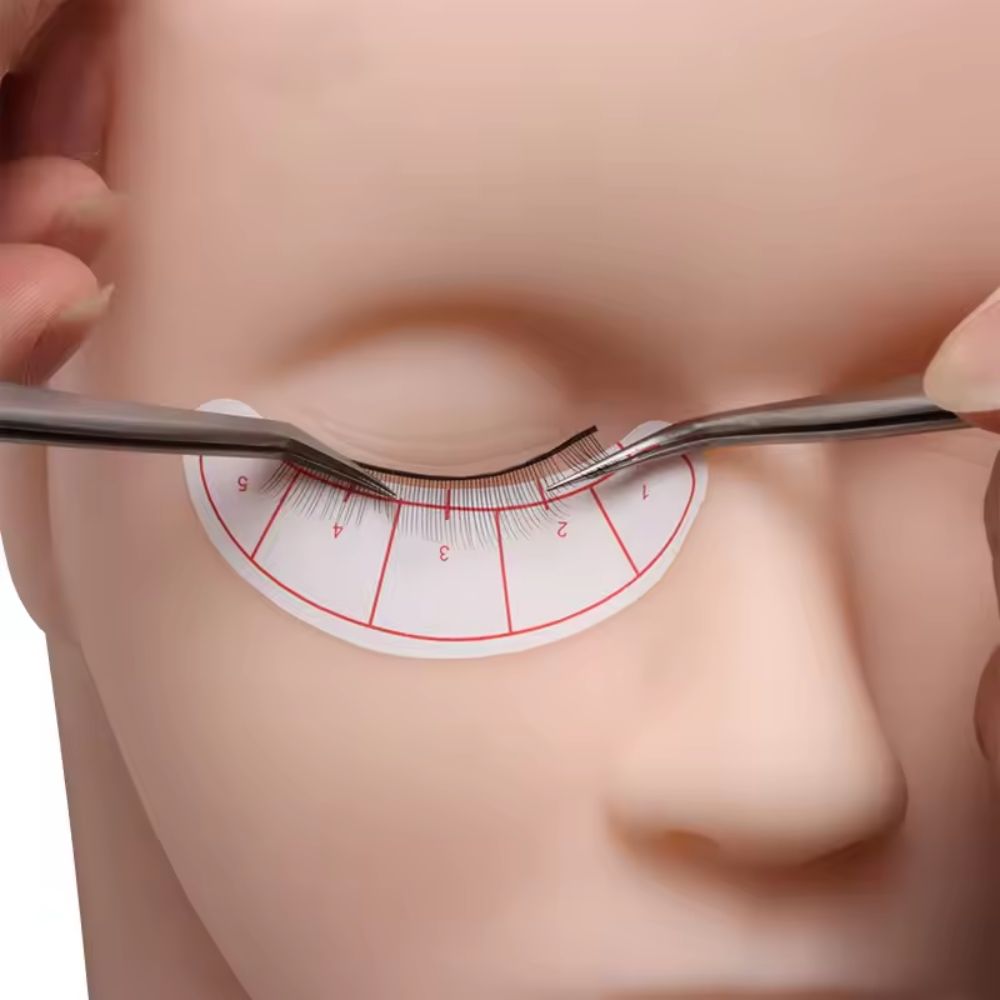 False eyelash Eyelashes Extension Grafted & Measure Practice Patches