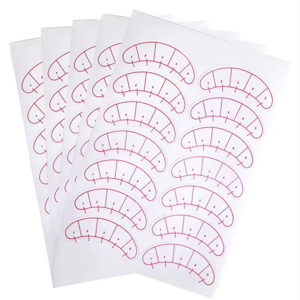 False eyelash Eyelashes Extension Grafted & Measure Practice Patches