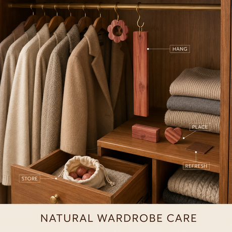 How to use cedar wood for clothing storage